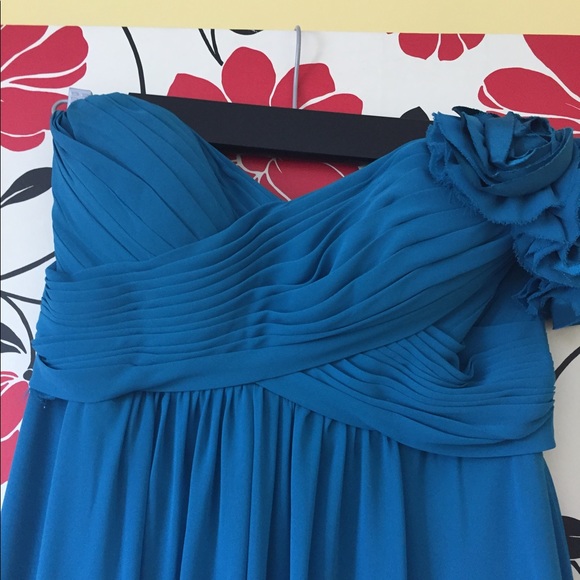 Bari Jay Gown, Style #225, turquoise, size 10 - Picture 5 of 10